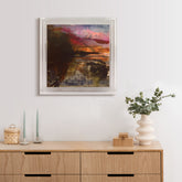 Rugged VII - High Resolution Giclee Printed Canvas Framed in Contemporary Clear Acrylic Frame